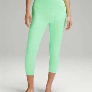 Lululemon Align High-Rise Crop 23" Pistachio Size 8